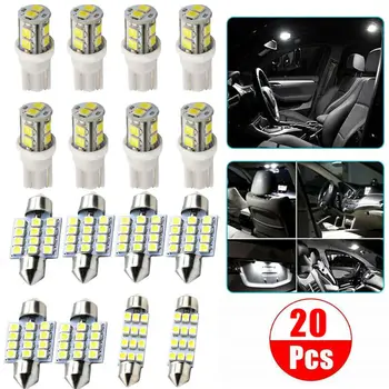 100% Canbus Error Free 20pcs/set Combo LED Car Interior Inside Light Dome Map Door License Plate Lights
100% Canbus Error Free 20pcs/set Combo LED Car Interior Inside Light Dome Map Door License Plate Lights