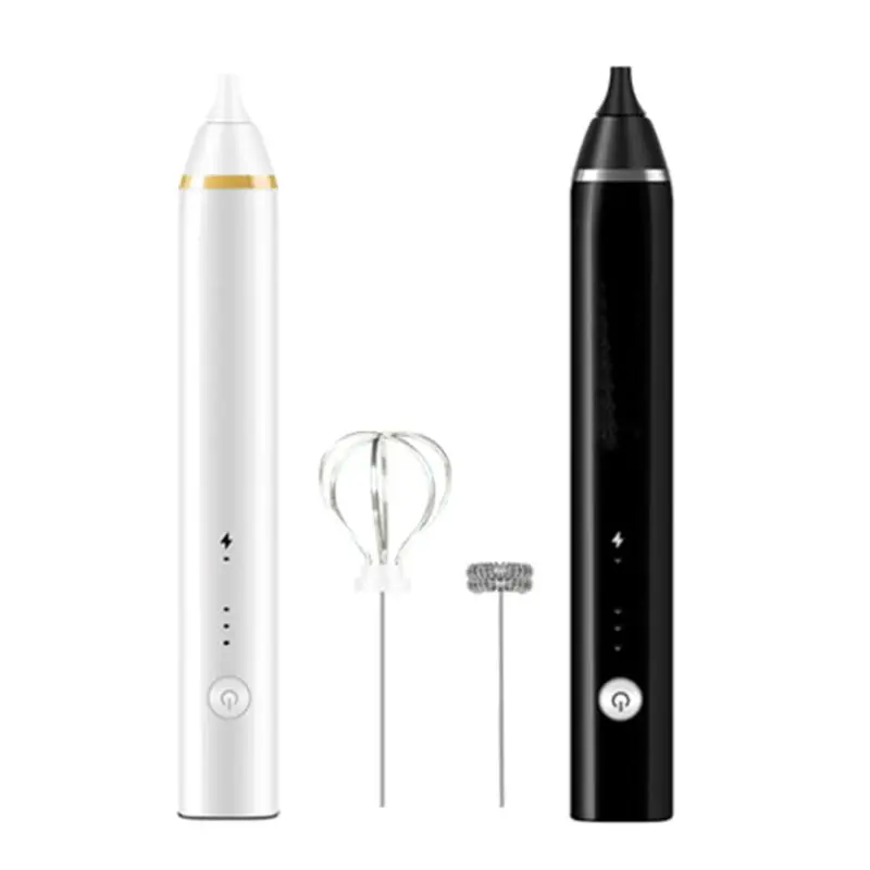Rechargable Double Spring Whisk Head Electric Milk Frother Mixer for Coffee U1JE
Rechargable Double Spring Whisk Head Electric Milk Frother Mixer for Coffee U1JE