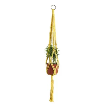 Pot Holder Macrame Plant Hanger Hanging Planter Basket Hemp Rope Braided For Home Graden
Pot Holder Macrame Plant Hanger Hanging Planter Basket Hemp Rope Braided For Home Graden