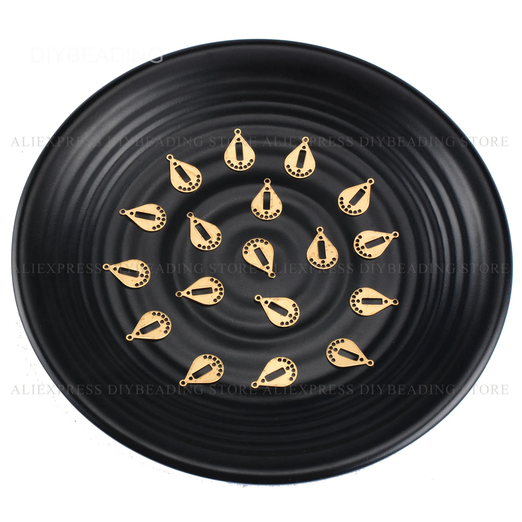 10-500 Pcs Brass Finding Bulk Wholesale Small Size Teardrop Charm Multi Holes Dangle Basic Base Component for Making Earrings
10-500 Pcs Brass Finding Bulk Wholesale Small Size Teardrop Charm Multi Holes Dangle Basic Base Component for Making Earrings