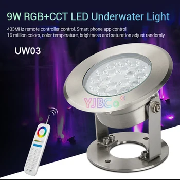 UW03 Miboxer 9W LED Underwater Light RGB+CCT underwater lamp FUT086 8-Zone Remote Dimmable smart IP68 AC12V/DC12-24V
UW03 Miboxer 9W LED Underwater Light RGB+CCT underwater lamp FUT086 8-Zone Remote Dimmable smart IP68 AC12V/DC12-24V