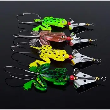MeterMall Lot 4pcs Rubber Frog Soft Fishing Lures Bass CrankBait Tackle 9cm/3.54`/6.2g by paxipa
MeterMall Lot 4pcs Rubber Frog Soft Fishing Lures Bass CrankBait Tackle 9cm/3.54`/6.2g by paxipa