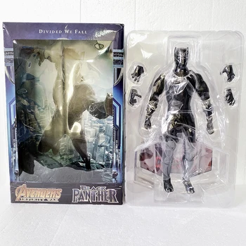 

30CM 12Inch HC Toys Marvel Avengers 3 Infinity War Black Panther Action Figure Anime Superhero Model Kids Toys Doll