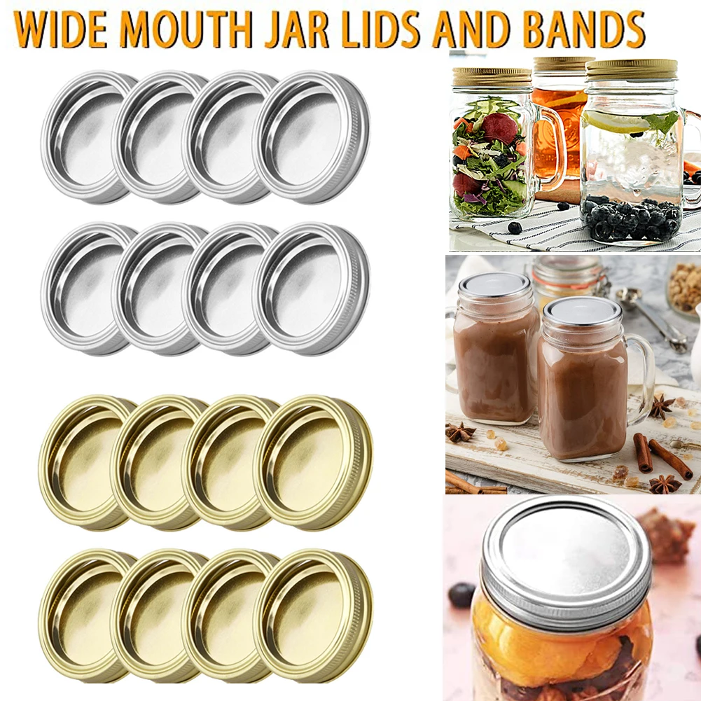20pcs/10set 86mm Diameter Canning Glass Lids Split-Type Leak-proof for Mason Jar Canning Covers with Screw Bands Seal Ring
20pcs/10set 86mm Diameter Canning Glass Lids Split-Type Leak-proof for Mason Jar Canning Covers with Screw Bands Seal Ring