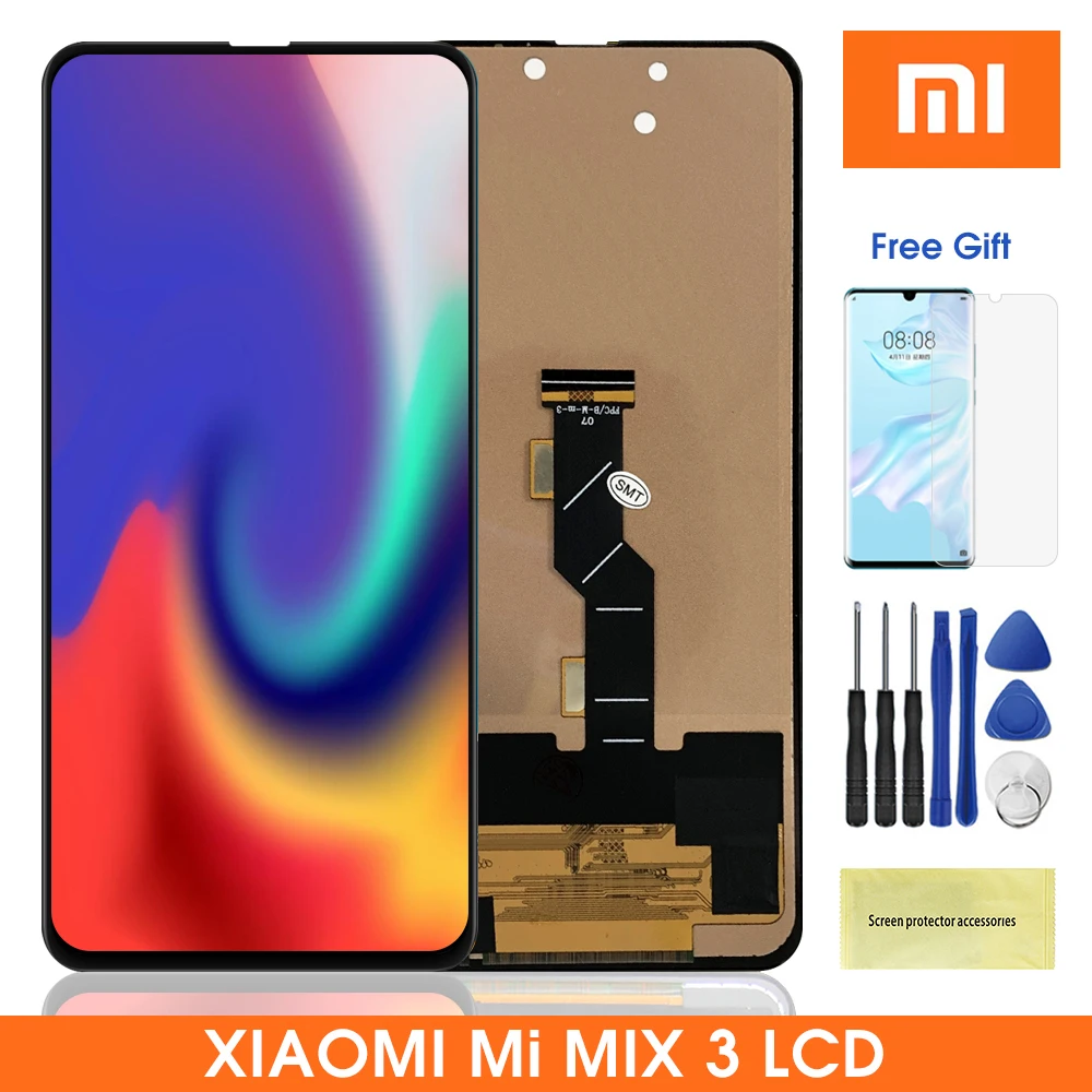 Mix3 Lcd For Xiaomi Mi LCD Display Touch Screen Digitizer Assembly Mix 3 MiMix3 Lcds | Мобильные телефоны и аксессуары