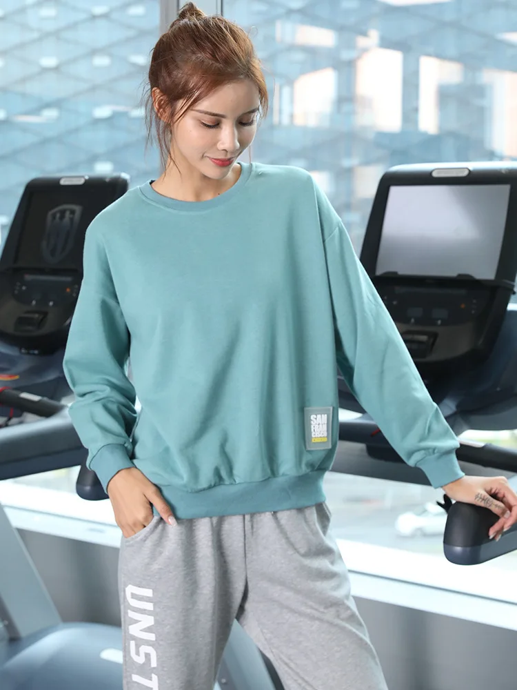 Currently Available Autumn & Winter New Style Loose Gym Long-sleeved T-shirt Sports Coat Female Yoga Running Sports Hoodie
Currently Available Autumn & Winter New Style Loose Gym Long-sleeved T-shirt Sports Coat Female Yoga Running Sports Hoodie