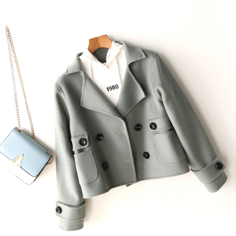 Winter 100% Wool Coat Women Autumn Clothes 2019 Elegant Vintage Cashmere Jacket Ladies Short Woolen Jackets Hiver DY017
Winter 100% Wool Coat Women Autumn Clothes 2019 Elegant Vintage Cashmere Jacket Ladies Short Woolen Jackets Hiver DY017
