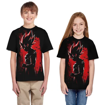 3D printing Cartoon characters Dragon Ball Saiyan Son-Goku wukong Children's short sleeve t-shirt Boys girls general clothing
3D printing Cartoon characters Dragon Ball Saiyan Son-Goku wukong Children's short sleeve t-shirt Boys girls general clothing