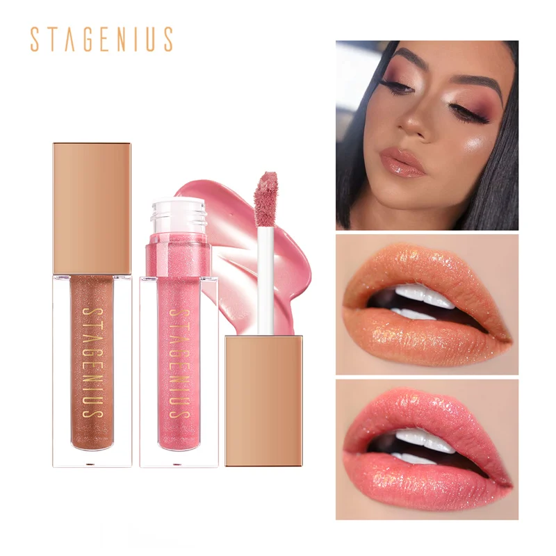 STAGENIUS Liquid Makeup Glitter Lip Gloss Waterproof Shimmer Lips Make Up Batom Lipgloss
STAGENIUS Liquid Makeup Glitter Lip Gloss Waterproof Shimmer Lips Make Up Batom Lipgloss