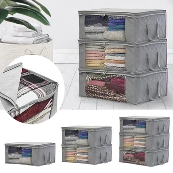 Non-woven Foldable Portable Clothes Organizer Tidy Pouch Suitcase Home Storage Box Quilt Storage Container Bag
Non-woven Foldable Portable Clothes Organizer Tidy Pouch Suitcase Home Storage Box Quilt Storage Container Bag