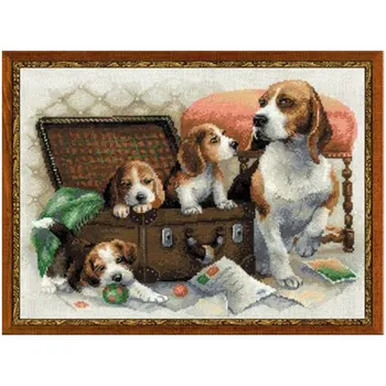 Dog in the box patterns Counted Cross Stitch 11CT 14CT 18CT DIY Chinese Cross Stitch Kits Embroidery Needlework Sets
Dog in the box patterns Counted Cross Stitch 11CT 14CT 18CT DIY Chinese Cross Stitch Kits Embroidery Needlework Sets