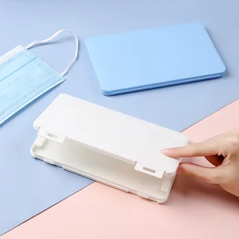 Portable Mask Storage Plastic Box Face Mask Case Small For Disposable Surgical Mask Container Clip Foldable Organizer Reusable
Portable Mask Storage Plastic Box Face Mask Case Small For Disposable Surgical Mask Container Clip Foldable Organizer Reusable