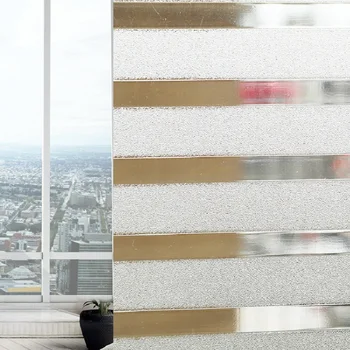 Stripe Pattern Glass Film Static Cling UV-Proof Recyclable Remoable Multi-Size Window Door Cabinet Table Board DIY Decoration
Stripe Pattern Glass Film Static Cling UV-Proof Recyclable Remoable Multi-Size Window Door Cabinet Table Board DIY Decoration