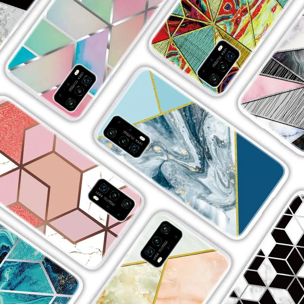 Matte Marble TPU Cover Phone Case For Huawei P20 P30 P40 Lite Pro Mate 10 Mate 20 Lite Pro P Smart Z Plus Plating Geometric Case
Matte Marble TPU Cover Phone Case For Huawei P20 P30 P40 Lite Pro Mate 10 Mate 20 Lite Pro P Smart Z Plus Plating Geometric Case