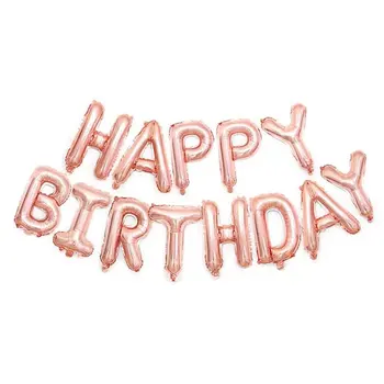 Rose Gold Birthday Party Decorations Happy Birthday Banner Confetti Balloon Latex Balloon Rolls Balloon Ribbon 
Rose Gold Birthday Party Decorations Happy Birthday Banner Confetti Balloon Latex Balloon Rolls Balloon Ribbon