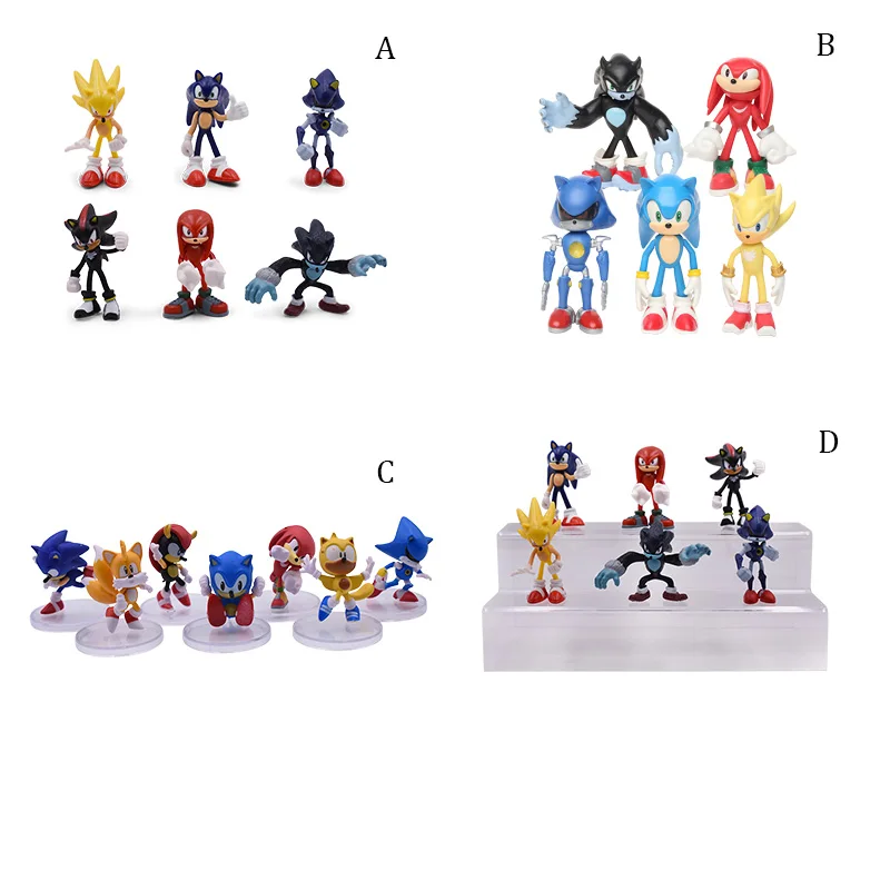 4 Styles Anime Sonic Figure Tails Amy Rose Knuckles PVC Action Figure Doll Model Toy Christmas Gift For Children 7
4 Styles Anime Sonic Figure Tails Amy Rose Knuckles PVC Action Figure Doll Model Toy Christmas Gift For Children 7