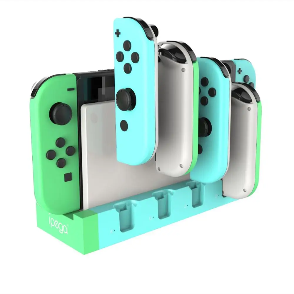 iPega Gamepad Controller Charger Charging Dock Stand Station Holder for Nintend Switch Joy-Con Game Console with Indicator
iPega Gamepad Controller Charger Charging Dock Stand Station Holder for Nintend Switch Joy-Con Game Console with Indicator
