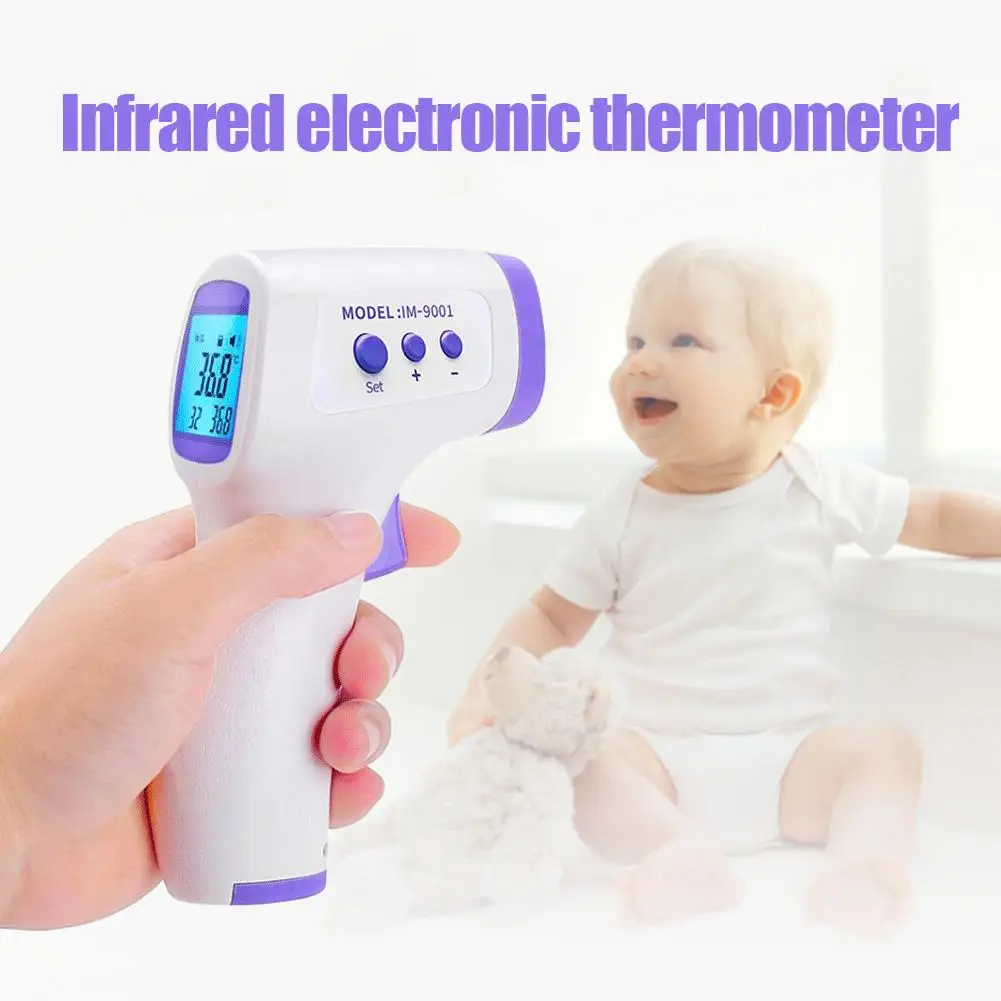 Portable Digital LCD Backlight Non-contact Infrared Alarm Forehead Thermometer Fever Alarm Monitor Measurement Tools for Baby
Portable Digital LCD Backlight Non-contact Infrared Alarm Forehead Thermometer Fever Alarm Monitor Measurement Tools for Baby