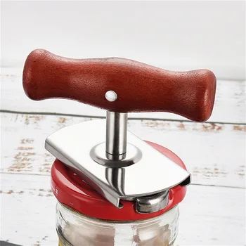 Stainless Steel Easy Can Opener Wooden Handle Screw Cap Device Labor-saving Screw Cap Artifact High Temperature Kitchen Tool
Stainless Steel Easy Can Opener Wooden Handle Screw Cap Device Labor-saving Screw Cap Artifact High Temperature Kitchen Tool