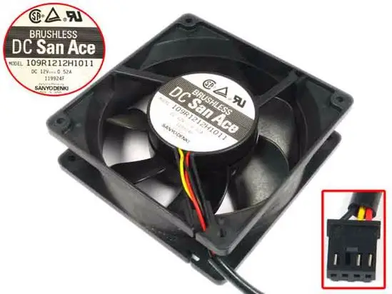 SANYO DENKI 109R1212H1011 DC 12V 0.52A 120x120x38 мм вентилятор охлаждения сервера
SANYO DENKI 109R1212H1011 DC 12V 0.52A 120x120x38 мм вентилятор охлаждения сервера