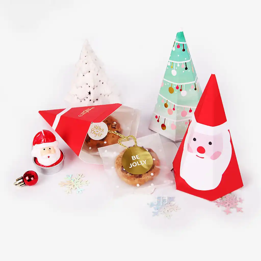 christmas gift bag paper bag packaging kraft paper apple tower