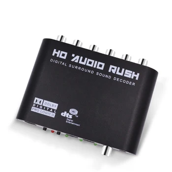 AOEYOO 5.1 Audio Decoder Amplifier HD Player Analog DTS Audio Decoder Optical Surround Sound AC3for Xbox 360 DVD
AOEYOO 5.1 Audio Decoder Amplifier HD Player Analog DTS Audio Decoder Optical Surround Sound AC3for Xbox 360 DVD