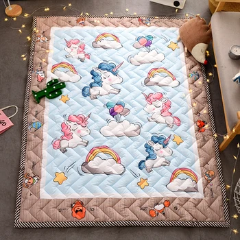 Ins cartoon home four seasons matte cotton popular floor mat for children's learning game nap pad baby climbing pad
Ins cartoon home four seasons matte cotton popular floor mat for children's learning game nap pad baby climbing pad