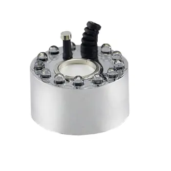 Intelligent 12 Led Lights 20Mm Single Head Ultrasonic Atomizer Air Humidifier Atomizing Lamp Rockery Water Bonsai fog fountain
Intelligent 12 Led Lights 20Mm Single Head Ultrasonic Atomizer Air Humidifier Atomizing Lamp Rockery Water Bonsai fog fountain