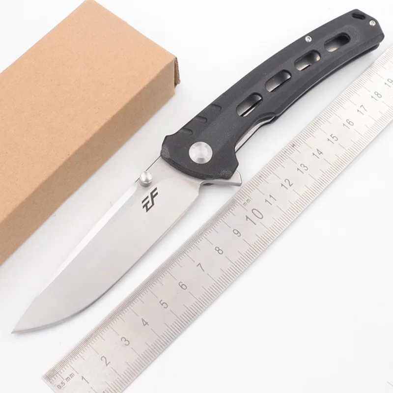 Eafengrow New 1981 ball bearing Folding D2 Steel G10 handle Camping Hunting Survival Outdoor EDC Tool Utility Kitchen Knife
Eafengrow New 1981 ball bearing Folding D2 Steel G10 handle Camping Hunting Survival Outdoor EDC Tool Utility Kitchen Knife
