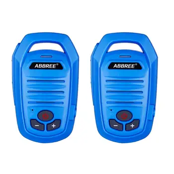 2Pcs Abbree AR-639 Mini FRS Portable Walkie Talkie free license VOX kid Two Way CB Radio Transceiver Gift Ham Comunicador
2Pcs Abbree AR-639 Mini FRS Portable Walkie Talkie free license VOX kid Two Way CB Radio Transceiver Gift Ham Comunicador