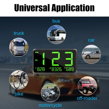 C80 Car GPS Speedometer LED Head Up Display Altitude Display Projector KM/h MPH Odometer Auto Accessories Universal
C80 Car GPS Speedometer LED Head Up Display Altitude Display Projector KM/h MPH Odometer Auto Accessories Universal