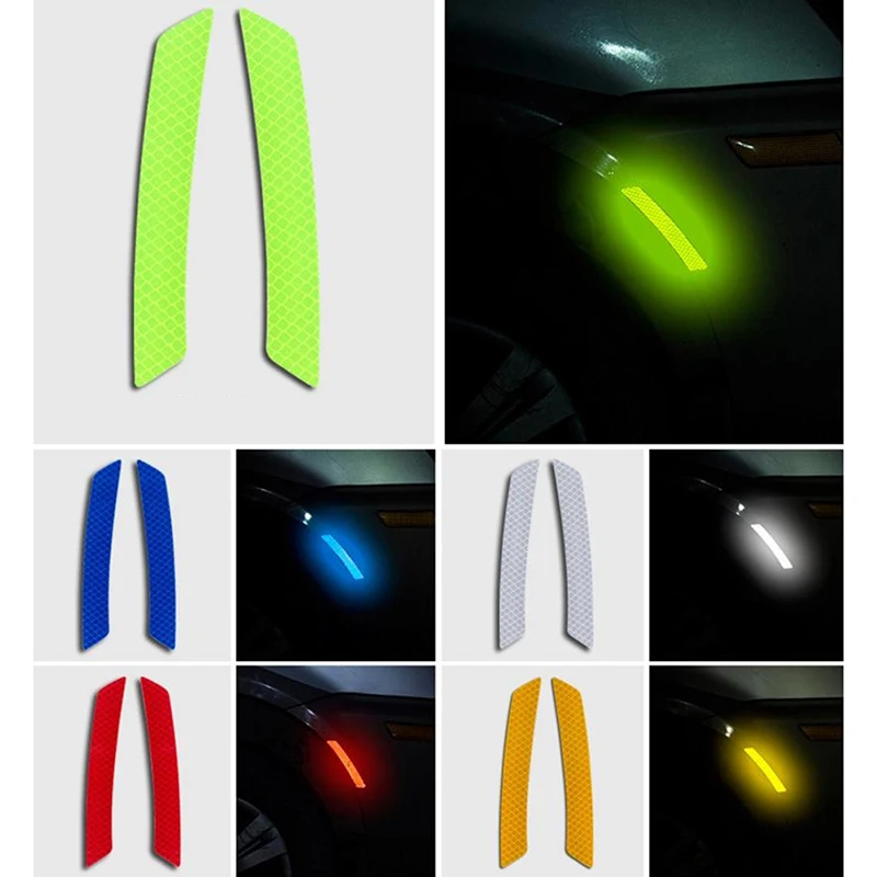 1pair 13*3cm Reflective Warning Strip Tape Car Bumper Reflective Strips Secure Reflector Stickers Decals Car Styling
1pair 13*3cm Reflective Warning Strip Tape Car Bumper Reflective Strips Secure Reflector Stickers Decals Car Styling