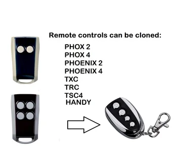 Replacement remote control transmitter 433Mhz for phoenix2/4 phox2/4 phox-2 tsc,trc,txc handy
Replacement remote control transmitter 433Mhz for phoenix2/4 phox2/4 phox-2 tsc,trc,txc handy
