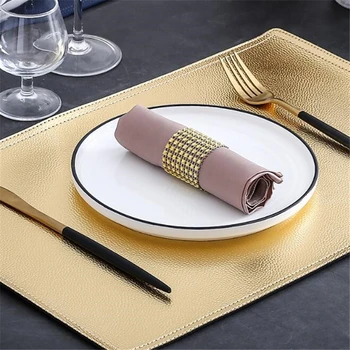 Double Leather Placemats Solid Color Non Slip Table Mat Waterproof And Oilproof Table Pads Kitchen Accessories
Double Leather Placemats Solid Color Non Slip Table Mat Waterproof And Oilproof Table Pads Kitchen Accessories