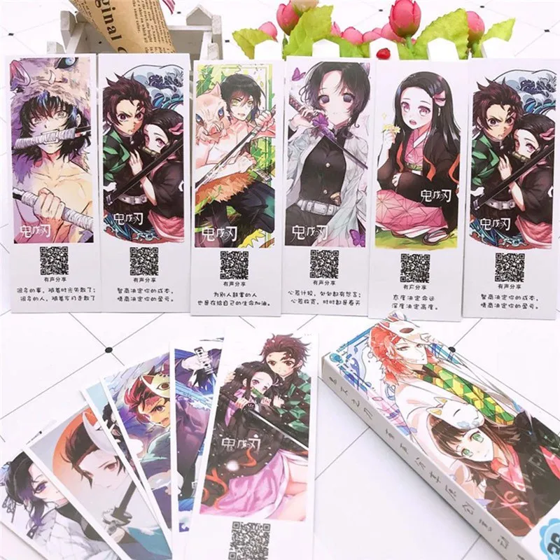 30Pcs/Set Anime Demon Slayer Kimetsu No Yaiba Bookmark Student Cartoon Paper Book Mark Lemo Cards Photo Card School Supplies
30Pcs/Set Anime Demon Slayer Kimetsu No Yaiba Bookmark Student Cartoon Paper Book Mark Lemo Cards Photo Card School Supplies