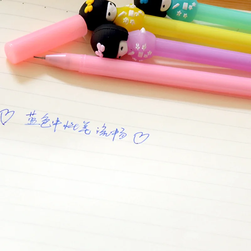 12 Pcs Kimono Girl Doll Creative Cartoon Gel Pen Black Ink Pen Signature Pen Student Stationery Wholesale
12 Pcs Kimono Girl Doll Creative Cartoon Gel Pen Black Ink Pen Signature Pen Student Stationery Wholesale