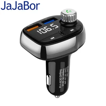 JaJaBor FM Transmitter Wireless Hands-free Bluetooth Car Kit QC3.0 Quick Charge Dual USB Car Charger Radio Music MP3 Player
JaJaBor FM Transmitter Wireless Hands-free Bluetooth Car Kit QC3.0 Quick Charge Dual USB Car Charger Radio Music MP3 Player