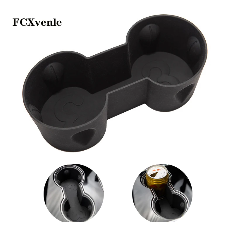 FCXvenle Car Water Cup Holder Silicone Mat For Tesla Model 3 Special Pad To Prevent Shaking Of Water Cup Auto Accessories
FCXvenle Car Water Cup Holder Silicone Mat For Tesla Model 3 Special Pad To Prevent Shaking Of Water Cup Auto Accessories
