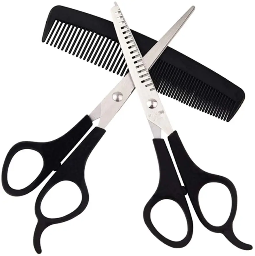 Hairdressing Scissors Set, Professional Hair Scissor and Hairdressing Thinning Scissors for Salon, Barbers or Home Use, Light
Hairdressing Scissors Set, Professional Hair Scissor and Hairdressing Thinning Scissors for Salon, Barbers or Home Use, Light