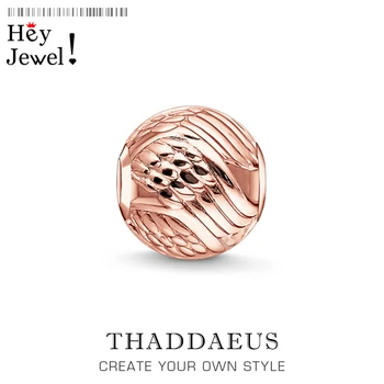 Hot Sale Rose Plated Nice Angel Wings Heart Charms Beads Fit Thomas Bracelets For Women DIY Jewerly Charm Bead Findings
Hot Sale Rose Plated Nice Angel Wings Heart Charms Beads Fit Thomas Bracelets For Women DIY Jewerly Charm Bead Findings