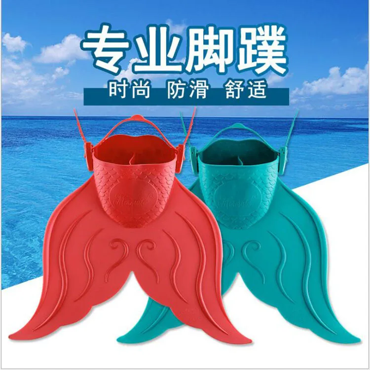 New Style Diving Flippers Mermaid Flippers Swimming Flippers Single Credits Swim Fins Children Swimming Suit
New Style Diving Flippers Mermaid Flippers Swimming Flippers Single Credits Swim Fins Children Swimming Suit