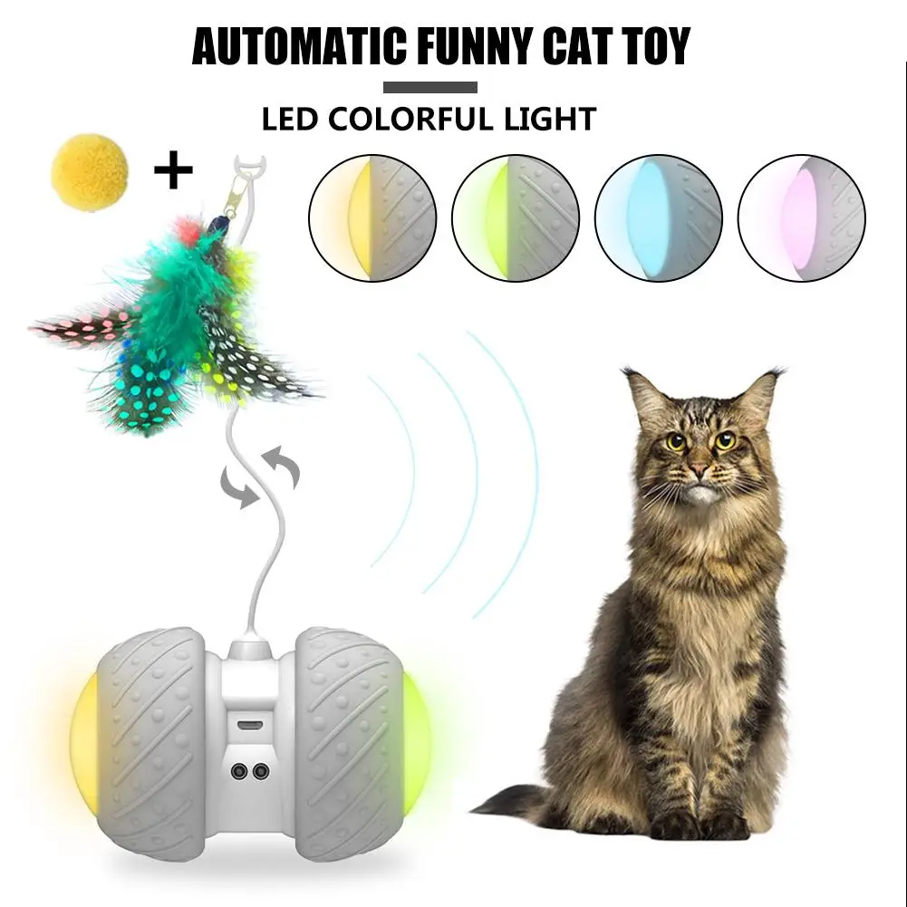 New Automatic Pet Toy Two-wheel Drive USB Car Toy Interactive LED Colorful Light Automatic Funny Cat Stick for dog kitten
New Automatic Pet Toy Two-wheel Drive USB Car Toy Interactive LED Colorful Light Automatic Funny Cat Stick for dog kitten
