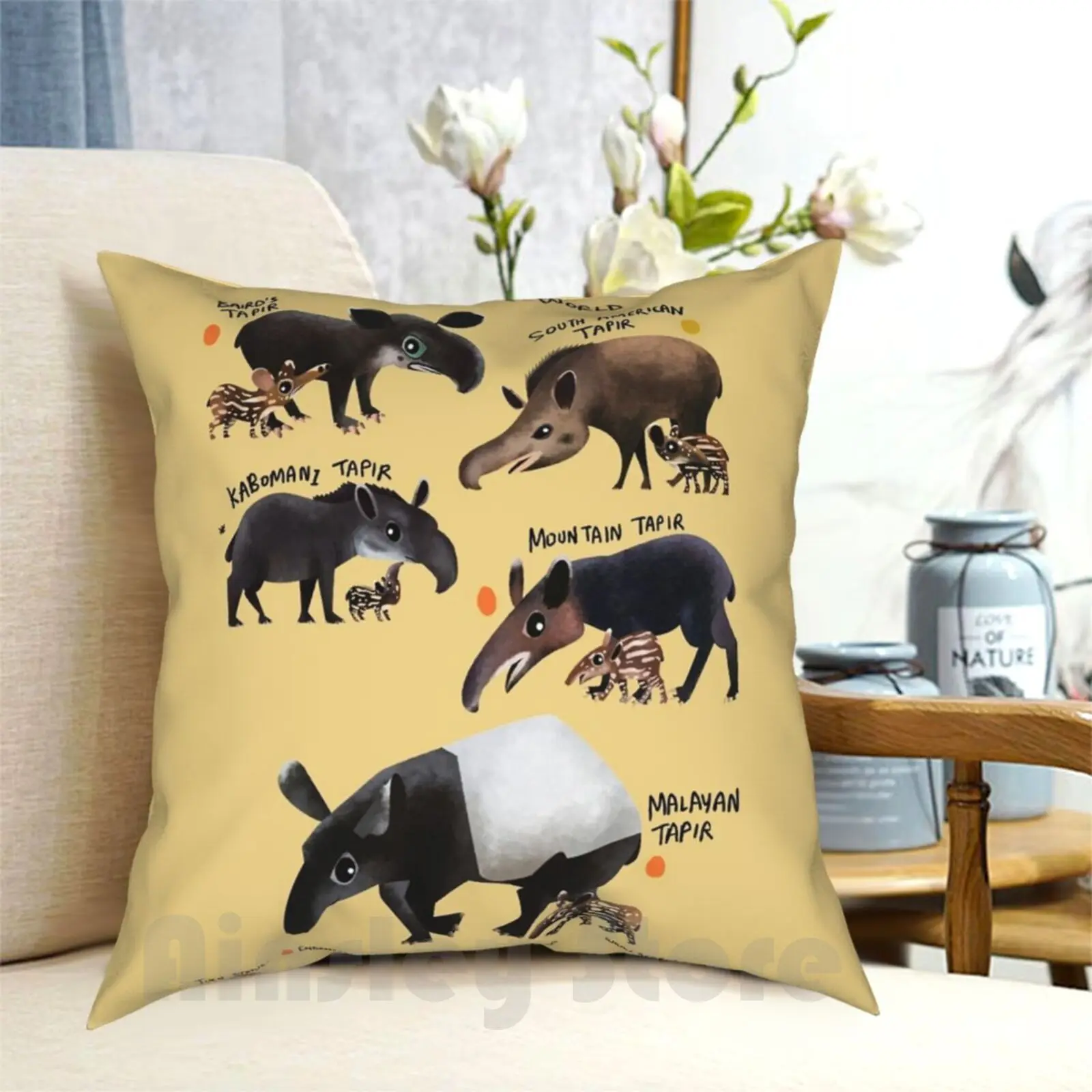 Tapirs Of The World Pillow Case Printed Home Soft Throw Pillow Tapir Animals Wildlife Species South America Malaysia
Tapirs Of The World Pillow Case Printed Home Soft Throw Pillow Tapir Animals Wildlife Species South America Malaysia