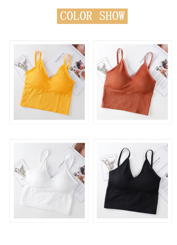 WANAYOU Women Breathable Sports Bra Top Anti-sweat Shockproof Padded Yoga Sports Top Athletic Gym Running Fitness Workout Tops WANAYOU Women Breathable Sports Bra Top Anti-sweat Shockproof Padded Yoga Sports Top Athletic Gym Running Fitness Workout Tops