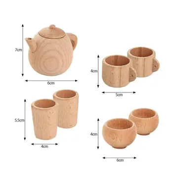 1Set 1Set Wooden Tableware Tools Tea Pot Tea Cup Teatime Party Play Toy Dollhouse Miniature Kitchen Tableware Accessories for
1Set 1Set Wooden Tableware Tools Tea Pot Tea Cup Teatime Party Play Toy Dollhouse Miniature Kitchen Tableware Accessories for