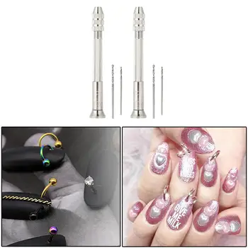 2pcs Nail DIY Pendant Punch Nail Manual Puncher Nail Piercing Tool Pendant Hanging Drill Art Manicure Accessory
2pcs Nail DIY Pendant Punch Nail Manual Puncher Nail Piercing Tool Pendant Hanging Drill Art Manicure Accessory