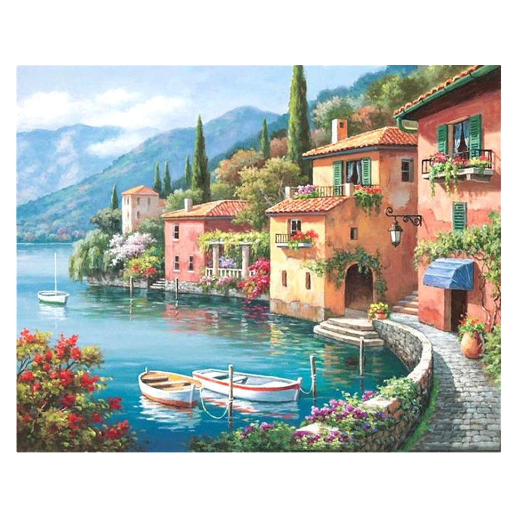 DIY Painting by Numbers for Adults, Paint by Number Kit On Canvas for Beginners, New Painters, Gift Package (Silent Harbor)
DIY Painting by Numbers for Adults, Paint by Number Kit On Canvas for Beginners, New Painters, Gift Package (Silent Harbor)