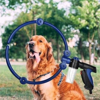 Ring-Shaped Pet Dog Cat Shower Tool 360 Degree Washing Sprayers Quick Cleaning Bath Sprayers Pet Supplies
Ring-Shaped Pet Dog Cat Shower Tool 360 Degree Washing Sprayers Quick Cleaning Bath Sprayers Pet Supplies