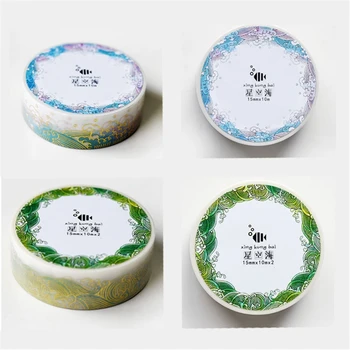 High-Grade Bronzing Wave Pattern Washi Tape Scrapbooking Decorative Adhesive Tapes Paper Stationery Sticker
High-Grade Bronzing Wave Pattern Washi Tape Scrapbooking Decorative Adhesive Tapes Paper Stationery Sticker