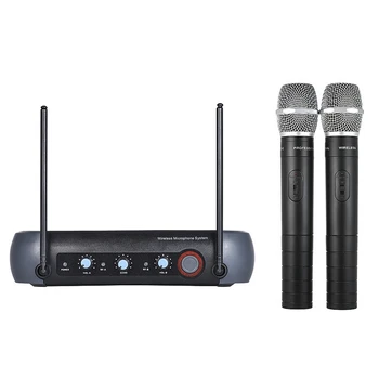 V900 Wireless Microphone 2 Channels Mixing Function KTV Professional Microphone Home for Karaoke System
V900 Wireless Microphone 2 Channels Mixing Function KTV Professional Microphone Home for Karaoke System